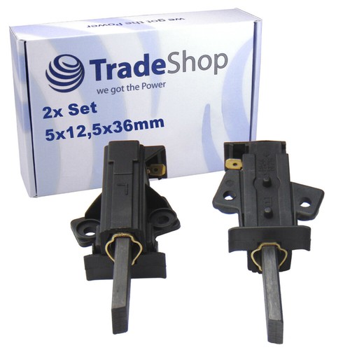 Motorkohlen 5x12 5x36mm mit - 2x, 5x12,5x36mm